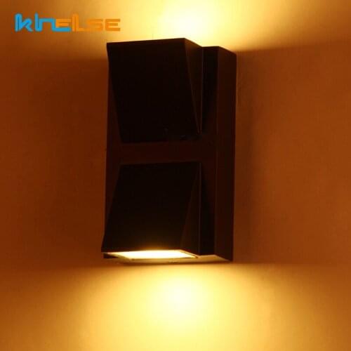 Exterior Wall Lights 6W 10W LED Wall Light Outdoor Waterproof IP65 Garage Door Wall Lamps Living Room Porch Garden Lamp 85-265V