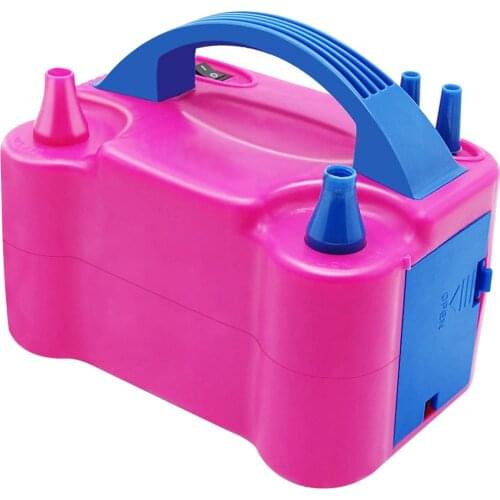 High Power Two Nozzle AC Inflatable Electric Balloon Pump Air Balloon Pump Balloon Inflator Pump Portable Air Blower