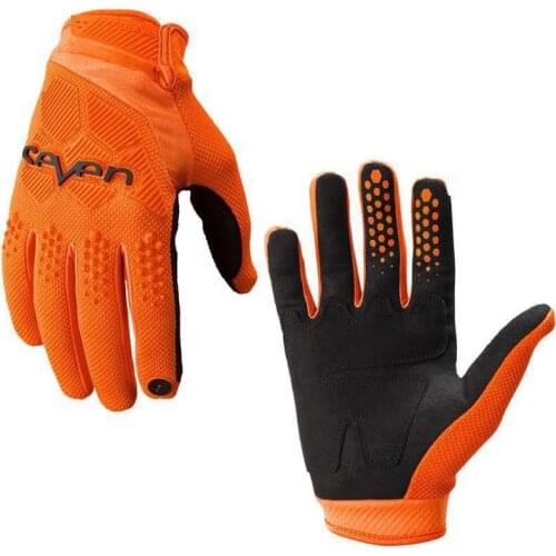 High quality brand riding cycling gloves Ridefit bike MTB long gloves Road percent motocross bicycle gloves fluo off road racing