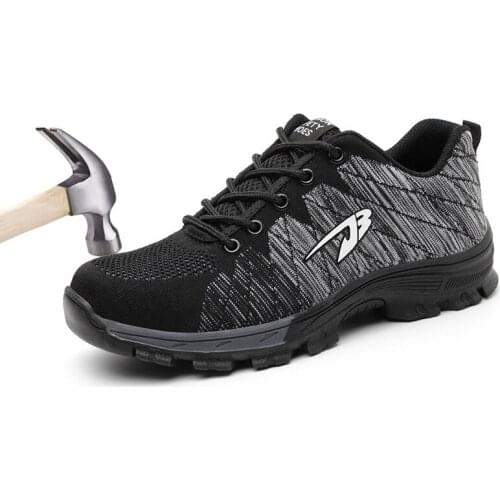 Steel Toe Safety Shoes For Men Work Boots Sneakers Designer Insurance Puncture Proof Labor Breathable Casual Shoe Brand Designer