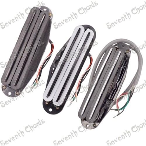 1 Pcs Dual Rail Humbucker Pickups with 4 Conductor for ST Electric Guitar - 3 Color