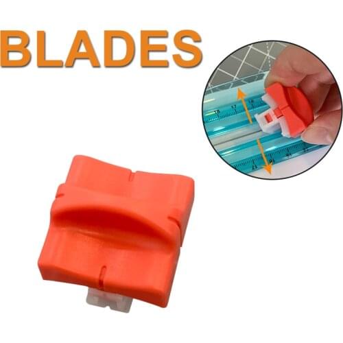 2pcs/set Paper Trimmer Replacement Blades Cutter Head Refill Security Safeguard Design For Cutting Craft Card DIY Accessories