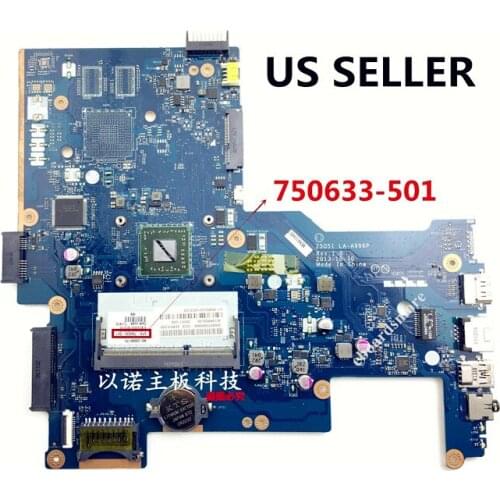 750633-001 750633-501 AMD Motherboard for HP 15-G Laptops, LA-A996P E1- EM 2100, US Loc AA