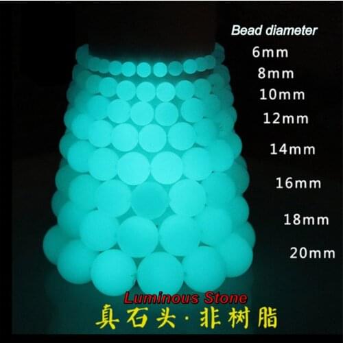 AAAAA High Quality Natural Luminous Stone Bracelets Men Light Glowing Beads Fluorite Bracelet For Women Yoga Jewelry Top Gifts