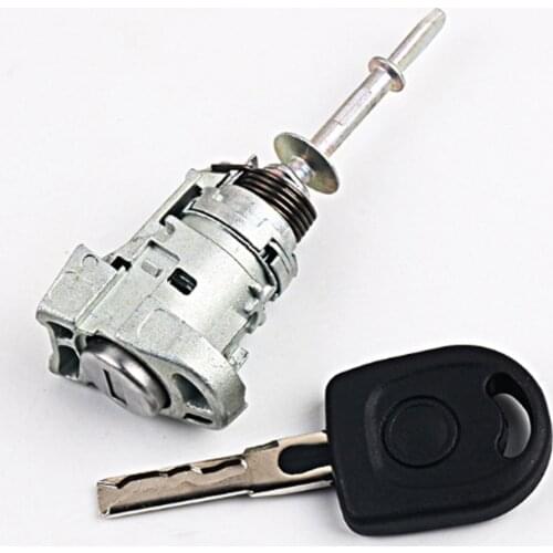 Car Accessories Front Left Driver Side Door Lock Cylinder With 1 Key For VW Touran Locksmith Tool Free Shipping