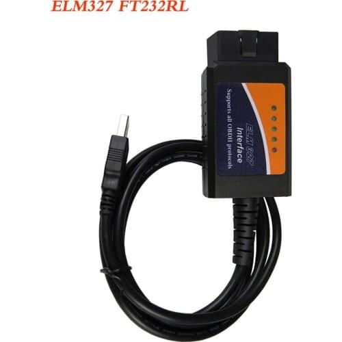 ODB2 V1.5 ELM327 USB Car Diagnostic Scanner FT232RL Chip ELM 327 1.5 USB OBDII Diagnostic Tool ELM-327 OBD 2 Auto Scanner 10pcs