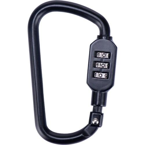 D-type combination lock luggage lock luggage gym home travel hanging buckle backpack lock