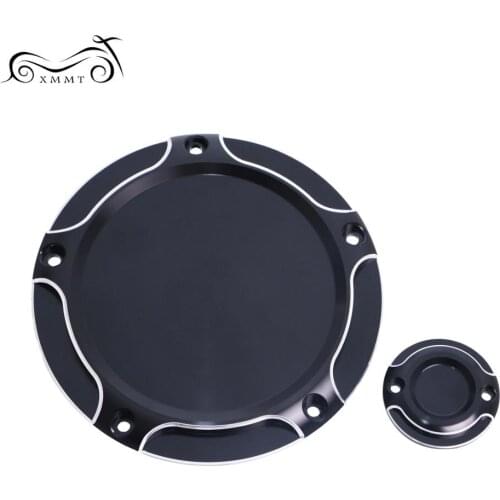 Derby Timing Timer Cover For Harley Electra Street Road Tri Glide 2015 2016 2017 2018 CNC Aluminum Black