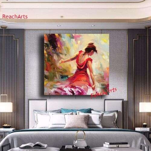 Canvas Art Print Picture Quote Artwork Nice Modern Dancer Home Decoration Accessories For Bedroom