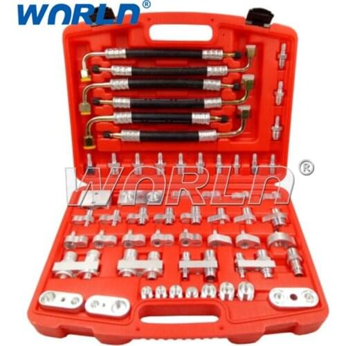 56pcs Car Leak Detector Car Excavator Car Repair Tool Air Conditioning Leak Detector Air Conditioning Checking Parts
