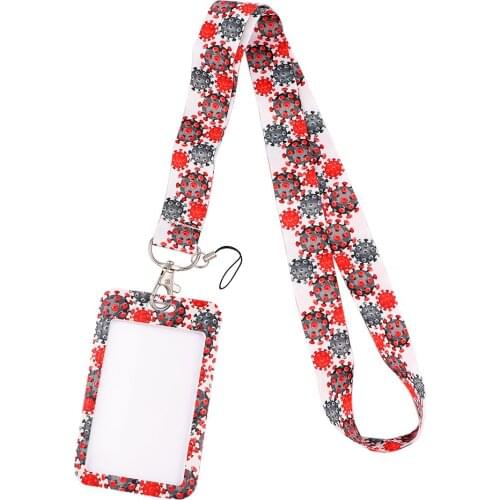 DB656 Creative Doctor Nurse Lanyard Card Holder Student Hanging Neck Phone Lanyard Badge Subway Access Holder Accessories