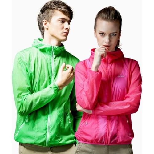 LoClimb Outdoor Brand Anti-Uv Fishing Hiking Jacket Women Men Summer Outdoor Trekking Sport Coats Light Waterproof Jackets,AM248