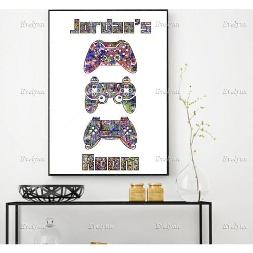 Playstation Xbox Posters. Boys Gaming Room Decoration.Boys Playstation Canvas. Nintendo Print. PlayStation Wall Art.Unique Gift