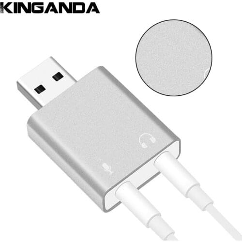 USB to Jack 3.5mm 7.1 External USB Sound Card Headphone Audio Adapter Microphone Sound Card For Mac Window Computer Android
