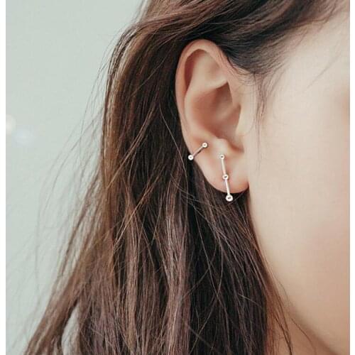 REETI 925 sterling silver personality Stud Earrings for Women Elegant Wedding Jewelry pendientes mujer moda 2019 Brincos