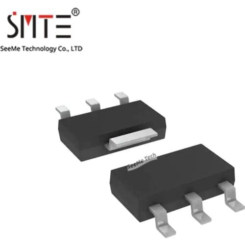 10pcs 100pcs/lot LM1117MPX-5.0 IC REG LINEAR 5V 800MA SOT223-4 New and original