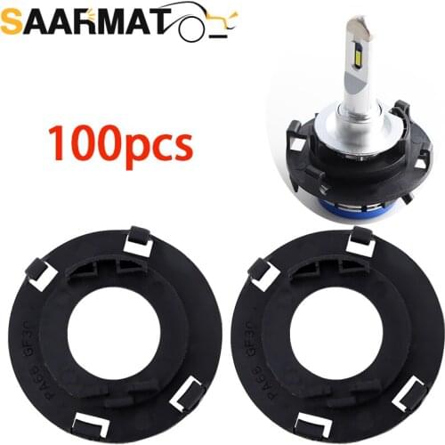 100×H7 LED Headlight Retainer Clip Base Holder Headlamp Socket Adapter For Hyundai Mistra new TUCSON for Kia carnival