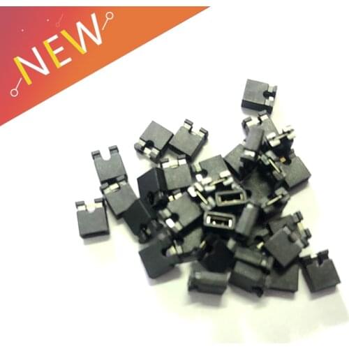 100PCS Pitch jumper shorted cap & Headers & Wire Housings 2.54MM Standard Circuit Board Jumper Cap Shunts Short Circuit Cap