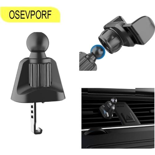 Car Air Vent Clip Upgrade Version Phone Holder Clip Ball Head 17mm Common Head Multiple-Type Car Air Mount 360 Rotatable Bracket