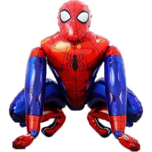 Marvel 3D Large Spiderman iron Man Foil Balloons Super Hero Birthday Party Decoration Supplies Childrens Gifts Air Toys