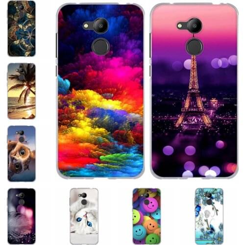 For Huawei Honor 6C Pro AL10 Luxury Painted Colorful Pattern Phone Cover for Huawei Honor 6C Pro Case 5.2" Silicone Cases