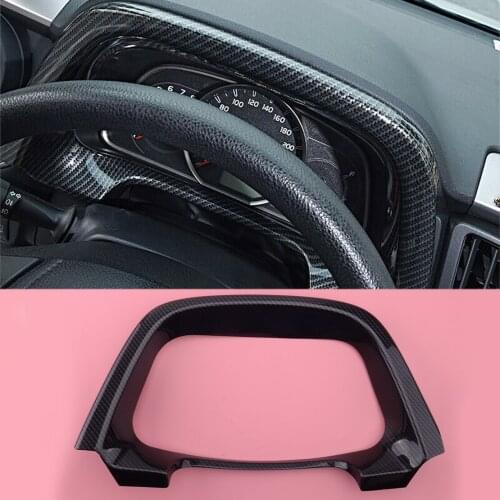 Interior Dashboard Decorative Frame Trim Moulding Decoration Plastic Bezel Fit For Toyota RAV4 2016 2017 2018