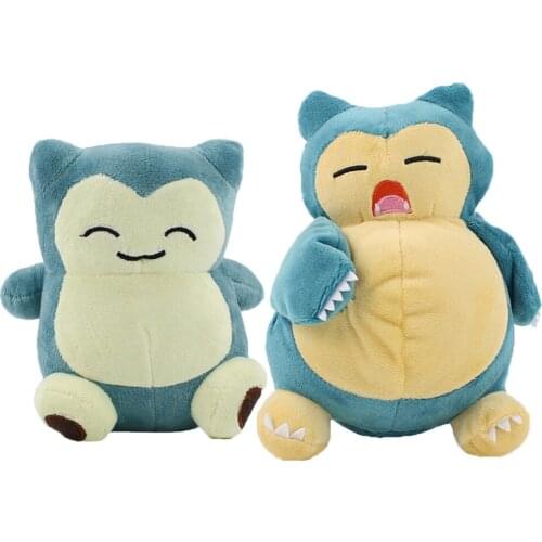 14-20cm Anime Snorlax Plush Toys Soft Stuffed Animals Dolls Birthday Gift for Children