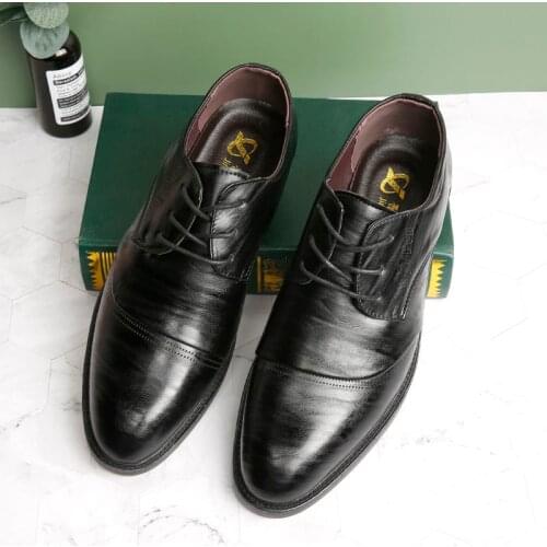 Mens Shoes Dress Lace Fashion Shoes Original Chaussure Homme Zapatos De Hombre