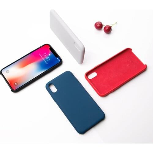 Nillkin bumper cases for iPhone X Plain Phone Cover TPU Silicone Cover Protective Shell Soft Phone Cover Case