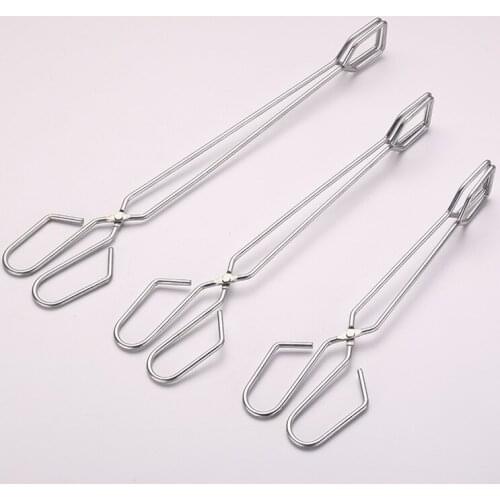New Convenient BBQ Tools Stainless Steel Scissors Type Grilled Food Clip Barbecue Accessories Portable Tongs Outdoor Gadget