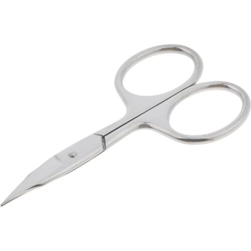 Stainless Steel Women Makeup Scissors Nose Facial Hair Scissors Eyebrow Trimmer Cutter Beauty Tool