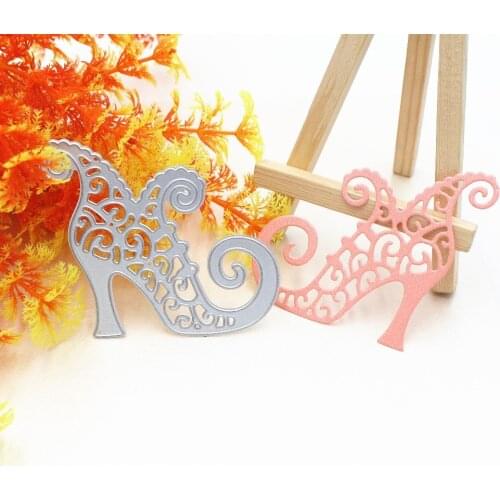 Cut die high-heeled shoes DIY Scrapbooking Photo Album Paper Card Craft Cute Embossing Metal Cutting Dies Stencils Scrapbooking