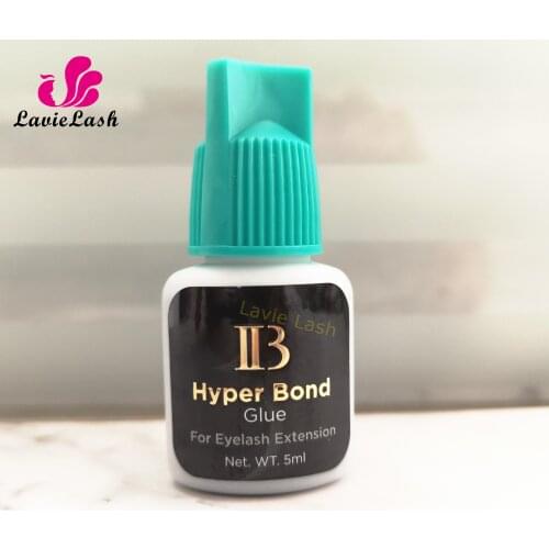 Eyelash Extension Glue Original 1 pcs Korea IB Ibeauty Hyper Bond 0.5s Glue Fast Drying Eyelash Extensions Glue Blue Cap 5ml
