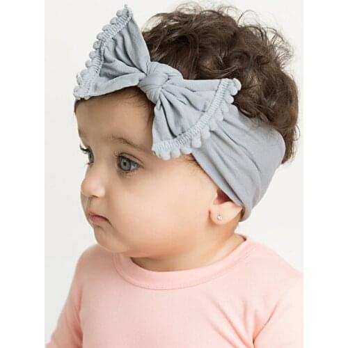 Bowknot Baby Headband Elastic Turban Hairband Bows Kids Baby Girl Headbands Hair Bands for Baby Girls Headband Hair Accessories