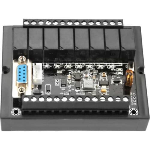 PLC Industrial Control Board DC10-28V FX1N-20MR Relay Delay Module With Shell For Stepper Motor Programmable Logic Controller