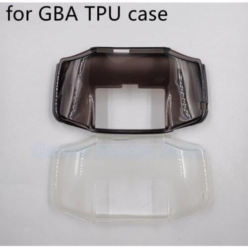50PC translucent color TPU case TPU protective cover case for GBA for Game Boy Advance console protective case Accessories