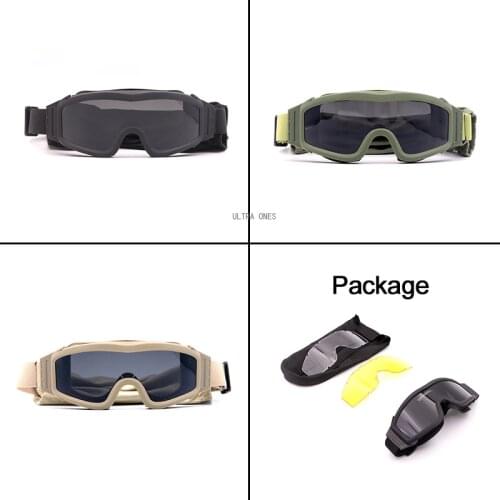 Tactical Military Hunting Goggles Shooting Paintball Airsoft Motorcycle Eyewear Windproof Combat Cs Wargame Glasses Men Women