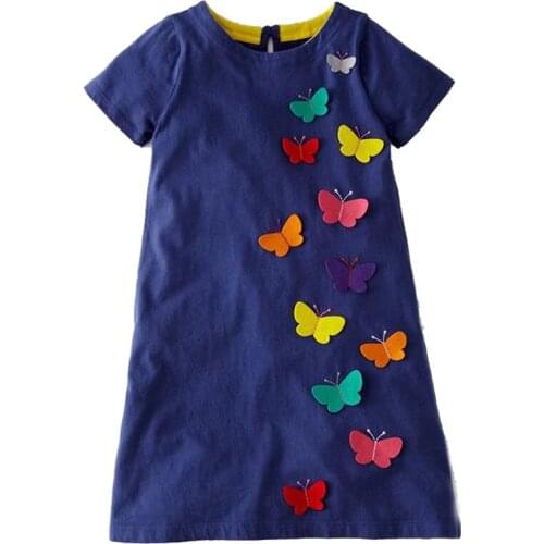 Vestidos Girls Summer Dress 2020 Animal Character Princess Dress Children Costume for Kids Clothes Flamingo Baby Dress 2-8T