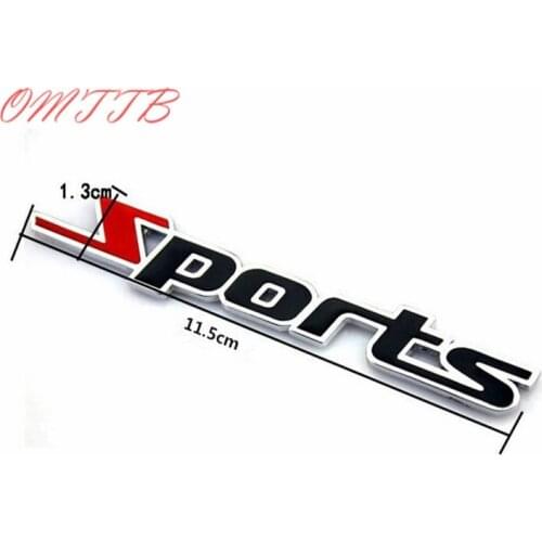 3D Metal Car Stickers Sport Style Motorcycle Waterproof Racing car-covers For bmw ford benz audi toyota cruze focus car styling