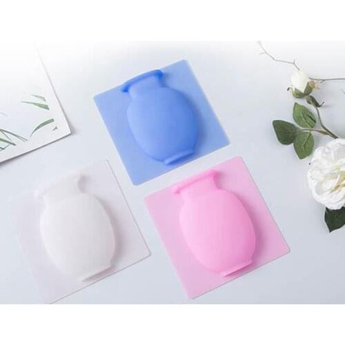 Magic Silicone Sticky Vase Flower Plant Wall Fridge Container Bottle Storage DIY Home Decoration Easy Removable