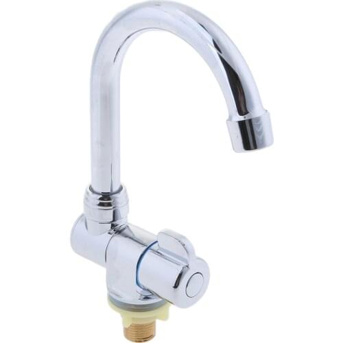 360° Rotatable Kitchen Bar Bathroom Sink Faucet Single Cold Water #006
