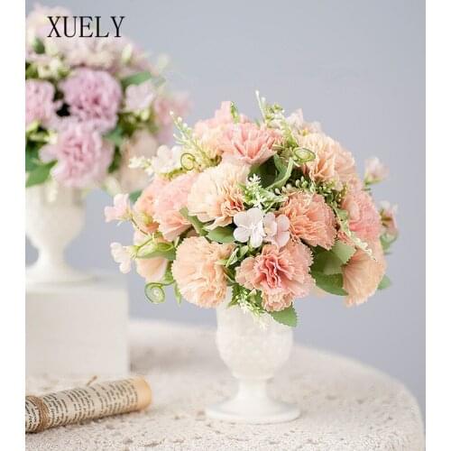Искусственные гвоздики XUELY China At AliExpress