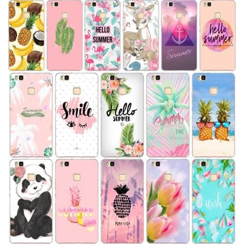 01AA Cool in summer Soft TPU Case Cover For Huawei P8 P9 Lite 2017 Mate 10 20 Lite
