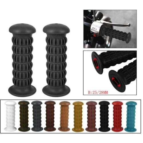 1" 25mm Handle bar Gel Hand Grip Dirt pit Bike For Harley Honda Yamaha Suzuki Kawasaki Cruiser Chopper Cafe Racer Old School
