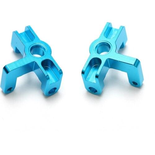 2Pcs Metal Steering Cup Front Wheel Seat Upgrade Parts for WLtoys 144001 1/14 RC Car