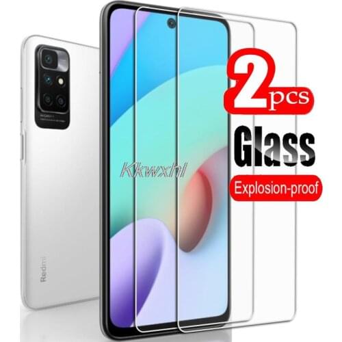 2PCS FOR Xiaomi Redmi 10 Smartphone High HD Tempered Glass Protective On Redmi10 Phone Screen Protector Film