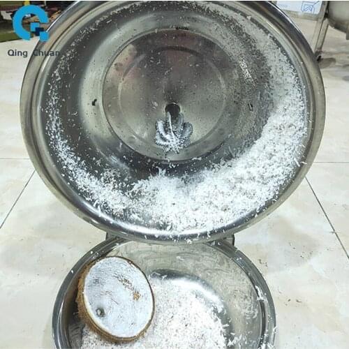 220V Coconut Meat Grinder Automatic Stainless Steel Fast Smash Beating Milk Machine Shaved Artifact