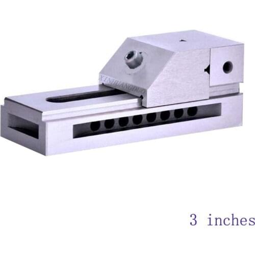 3" inch Fast Moving Vise CNC Vise Gad Tongs Plain Vice For Surface Grinding Milling EDM Machine High Precision Machine vise