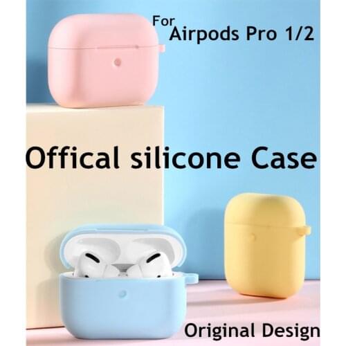 3pcs/2pcs/1piece For Apple airpods pro 1 2 silicone case ear tip for air pods pro 3 skin cover earphone accessoies protective