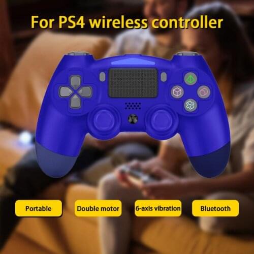 Wireless Bluetooth-compatible Game Controller For PS4 Console For Dualshock Gamepad With Six-Axis Somatosensory Game Controller